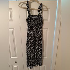 Abercrombie and fitch smocked midi floral dress